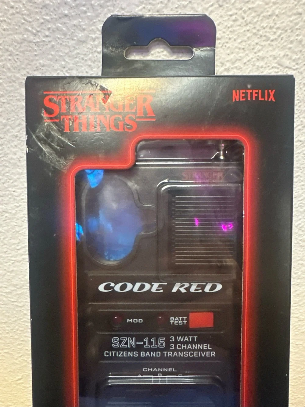 Stranger Things 'Code Red' Walkie Talkie Phone Case - Black & Red
